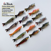 Leurre de pêche multi-articulé 3 boîtes, leurre artificiel le plus vendu, leurres de pêche durs multi-sections