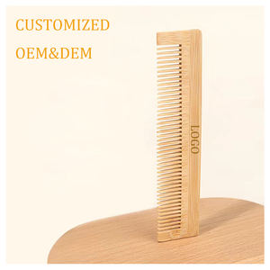 Pettine naturale Paddle districante spazzola per capelli per donne uomini e bambini massaggio cuoio capelluto in legno pettine - Product Image 1