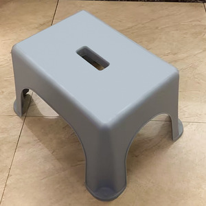 Tabouret bas en plastique épaissi, banc de douche carré, table basse de salon, table à chaussures, export - Product Image 2