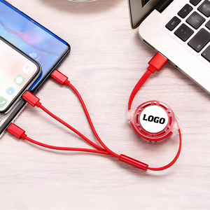 Cable de Carga Retráctil <span class=keywords><strong>Universal</strong></span> Personalizado al por Mayor, Regalo Promocional, Cable de Carga USB Múltiple 3 en 1 con Logotipo Personalizado - Product Image 4