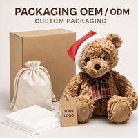 Boneka Beruang Plush Kustom Langsung dari Pabrik, Berdasarkan Desain OEM ODM, Boneka Karakter Isi Dakron untuk Merek IP Asli