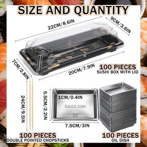 Wholesale Custom Transparent Luxury <b>Food</b> Grade Sushi <b>Box</b> Takeaway Sushi Packaging <b>Box</b> with Lid for <b>Japanese</b> Restaurant - Product Image 4