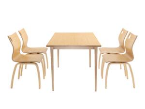 Tables et chaises de salle à manger en bois massif de Style nordique Table en bois naturel <span class=keywords><strong>Simple</strong></span> moderne maison hôtel Restaurant école salon - Product Image 5