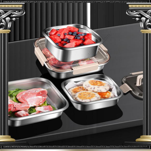 กล่องใส่อาหารสแตนเลส Syh213 ป้องกันการรั่วซึม พกพาสะดวก สำหรับแช่เย็น เก็บอาหารสด กล่องเบนโตะเกรดอาหารกลางวัน ขายส่ง - Product Image 5