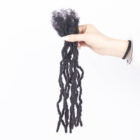 Grosir warna alami tidak diproses 100% rambut manusia interter ekstensi gimbal 8-30 inci
