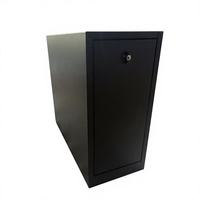Boîte à outils en acier noire personnalisable à 5 tiroirs pour camionnettes