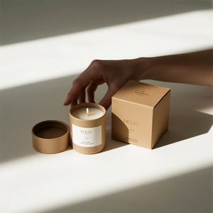 Biểu Tượng Tùy Chỉnh Nhãn Hiệu Riêng Mực Đậu Nành In Kỹ Thuật Số Thân Thiện Với Môi Quà Tặng Đám Cưới Có Thể Gập Lại Bao Bì Hộp Giấy Cho Nến Thơm - Product Image 5