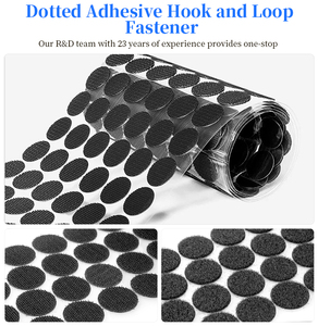 Points auto-adhésifs à crochets et boucles <span class=keywords><strong>pour</strong></span> la fixation de cadres photo muraux, organisation de la maison et du bureau - Product Image 2