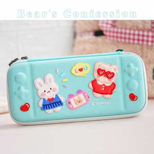 New Self Adhesive Embroidery <b>Cute</b> Cartoon Couples Furry <b>Bear</b> Rabbit Patch for DIY Hat Clothes Scarf Decoration - Product Image 2