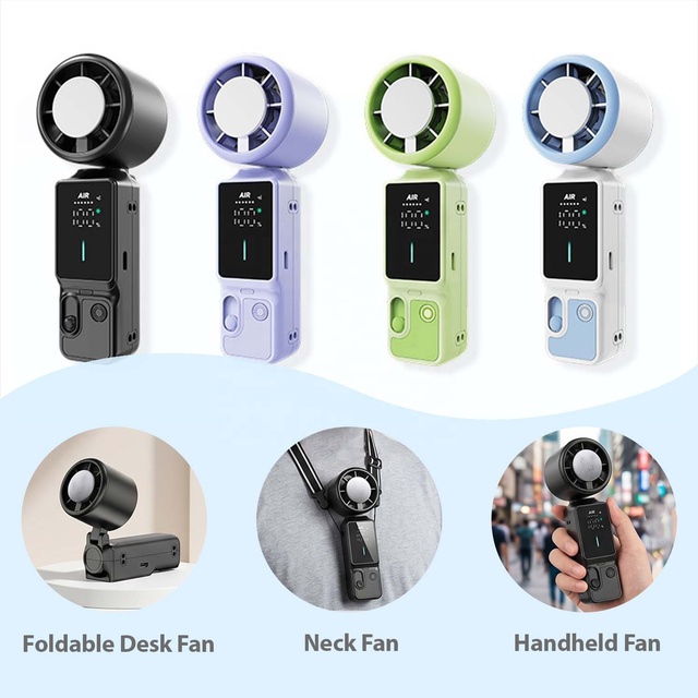 2026 Mini Fan Portable Mini Fan Portable Summer Fan Mini Rechargeable Fan Hand Fan Rechargeable Portable Neck Fan Cooling Fan