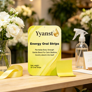 OEM Films Énergétiques Oraux Ultra-Fins à Absorption Rapide, Doux pour la Nuit, Vitalité Diurne et Bien-être, 30 Sachets Dissolvables Jaunes - Product Image 4