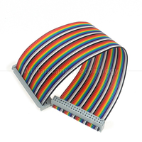Cable Plano Flexible de PVC FFC de Múltiples Colores, 10 Pines, 20, 30, 40, 50 Pines, IDC 2.54mm, 2.0mm, 1.27mm, para Uso en Computadoras