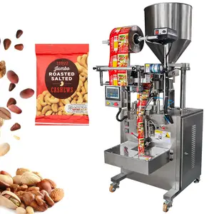 Mesin kemasan butiran makanan ringan otomatis mesin kemasan kantong kacang buah kering mesin kemasan kacang mete kacang