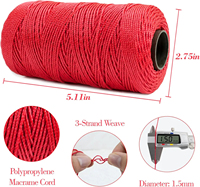 Fil de soie d'été léger en coton de glace Fil de crochet pour bricolage Sac Chapeau Chaussures Fil de polypropylène Fil de crochet Cordon