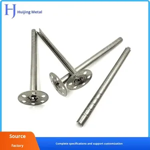 Système d'<span class=keywords><strong>isolation</strong></span> des murs extérieurs en EPS <span class=keywords><strong>pour</strong></span> bâtiments, clous d'expansion en fer galvanisé argenté, chevilles thermiques - Product Image 2