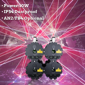 Giá nhà máy Thiết kế đặc biệt Đèn laser RGB hoạt hình 10w với tốc độ 30kpps dành cho tiệc tùng, DJ, vũ trường - Product Image 3