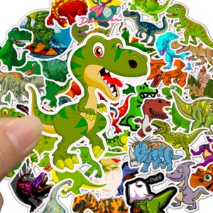 Adesivi in vinile dinosauro impermeabile per bomboniere bici bottiglia d'acqua bomba - Product Image 1