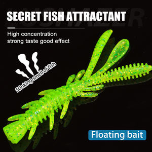 TGD Best 15 <span class=keywords><strong>leurres</strong></span> souples flottants <span class=keywords><strong>pour</strong></span> la pêche, en forme de crevettes, 5cm 6cm 7cm, en plastique, <span class=keywords><strong>pour</strong></span> la pêche au bar, à la truite, à la perche, au marlin et en eau salée - Product Image 3