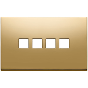 4Mx4 Flat Gold <b>Plate</b> 14.7x9.7x1.4 Wall <b>Switch</b> Cover Panel - Product Image 1