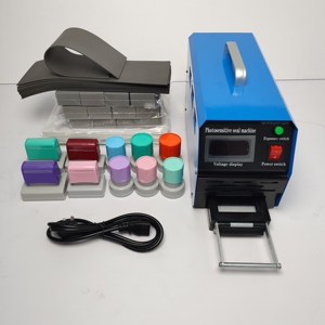 220V 110V đầy đủ tự động cao su hình ảnh nhạy cảm Flash tem máy sản xuất con dấu cảm quang con dấu dập máy làm - Product Image 3