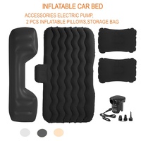 Matelas gonflable de voiture en PVC épaissi, type divan, pour siège arrière, lit de voyage pour SUV et berline, pliable, 135x80cm - Vente directe en stock