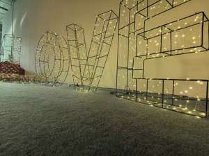 Arco de Boda para Exteriores C951 2025, Diseño 3D en Metal con la Palabra LOVE en Negro, LED Ecológico, Lujoso, Moderno, Personalizado, de Alta Calidad, Decoración para el Hogar - Product Image 5