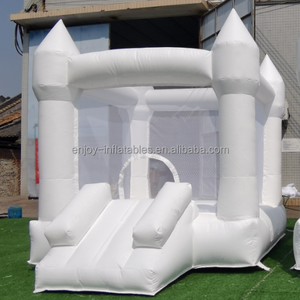 Château sautant portable blanc de qualité commerciale en PVC avec ventilateur <span class=keywords><strong>pour</strong></span> les fêtes de <span class=keywords><strong>mariage</strong></span> en plein air des enfants - Product Image 6