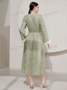 En Stock, venta al por mayor, tela Jacquard para hacer un vestido Cheongsam para mujer adecuado para ropa informal diaria y ropa de vacaciones para fiestas - Product Image 5