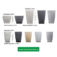 Grand modèle de pot de fleurs créatif de style nordique pour Monstera et plantes vertes, utilisation intérieure et extérieure, salons, balcons