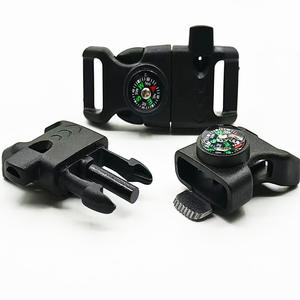 חירום רב תכליתיים אש אש flint מתנע עם מצפן פלסטיק משרוקית חירום - Product Image 1