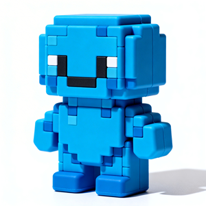 Figura de PVC personalizada estilo <span class=keywords><strong>pixel</strong></span> <span class=keywords><strong>art</strong></span> 3D, modelo de personaje decorativo - Product Image 4