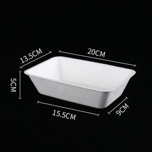 <span class=keywords><strong>The</strong></span> Best Bagasse Compartment Disposable Biodegradable Lunch Boxes Food Container - Product Image 4