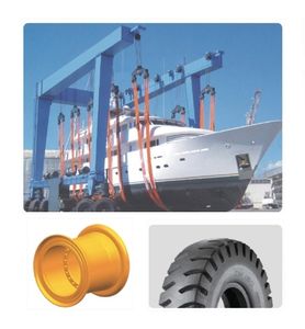 Titan Vijf Delen Middelzware Wielvelg Voor Kranen Nieuwe Staat Bouwmachines Onderdelen Voor Reparatiewerkplaatsen Fabricage - Product Image 5