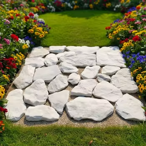 Prix d'usine, quartz blanc naturel, <span class=keywords><strong>pierre</strong></span> <span class=keywords><strong>calcaire</strong></span> noire aléatoire, revêtement mural extérieur, carreaux de sol en ardoise - Product Image 6