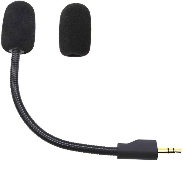 Ancreu Detachable Microphone Boom Foam Replacement Game Mic for Logitech G PRO X 7.1 / G Pro Wireless Gaming Headsets