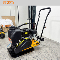 Compacteur à plaques vibrantes portatif GZD C60T personnalisé, alimenté au gaz