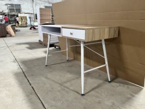 Panneau de mélamine Bureau d'ordinateur Table pour ordinateur portable Étude Poste de travail Meubles de bureau à domicile TD-2015 - Product Image 4