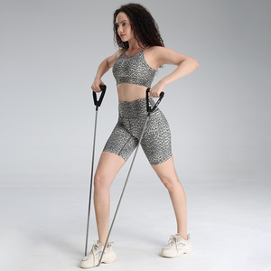 Conjunto Deportivo de Dos Piezas con Estampado de Leopardo Transpirable para <span class=keywords><strong>Mujer</strong></span>, Sujetador Deportivo, Leggings de Yoga, <span class=keywords><strong>Conjuntos</strong></span> de Gimnasio, <span class=keywords><strong>Conjuntos</strong></span> de Entrenamiento para <span class=keywords><strong>Mujer</strong></span> - Product Image 5