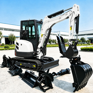 Mini-excavatrice agricole de 1 tonne, 2 tonnes, 3,5 tonnes avec moteur Kubota, norme EPA EURO 5, excavatrice sur chenilles de petite taille à vendre - Product Image 6