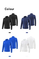Veste de sport respirante pour homme, grande taille, pour la salle de sport, les activités de plein air, décontractée, à manches longues, chemise de fitness, séchage rapide, veste de course