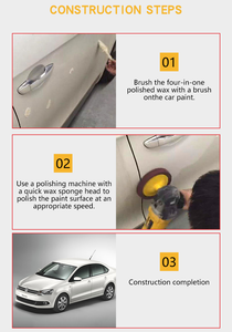 Cera de pulido de corte pesado Trabajo antiarañazos con máquina pulidora - Product Image 2