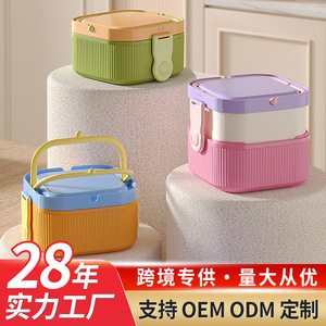 Outdoor Large Capacity Double Layer Lunch <b>Box</b> Microwave Safe For Office Workers Food Grade Rectangle 6L Plus - Product Image 2