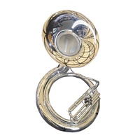 SEASOUND OEM Prix d'usine Sousaphone en laiton de haute qualité JYSS8000 Trompette Marching Instruments Master Level Gold Lacque Tone BB