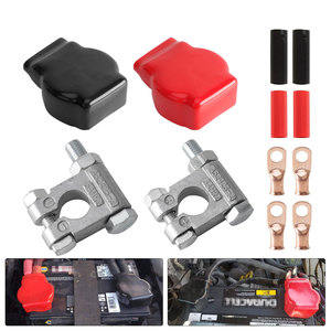 CNSPEED Battery <b>Terminals</b> A52425-2 Screw Type Positive Negative With Cover For Car Truck - Product Image 4
