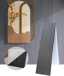 Nuevo Producto: Paneles Acústicos <span class=keywords><strong>de</strong></span> Madera Autoadhesivos Modernos, Paneles <span class=keywords><strong>de</strong></span> Listones <span class=keywords><strong>de</strong></span> Madera para Paredes, Absorbentes <span class=keywords><strong>de</strong></span> Sonido, para Interiores <span class=keywords><strong>de</strong></span> Apartamentos y Hoteles - Product Image 1