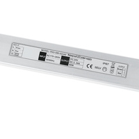 Controlador LED Delgado de 50w 72w 75w 80w, Adaptador de Corriente Impermeable de CA/CC 120v 240v a 24v 3a Clase C para Luces LED de 24 Voltios
