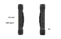 Tablette robuste 10,1 pouces avec caméras AHD capacitives, 1200 nits, étanche/anti-poussière IP67, station d'accueil pour utilisation embarquée