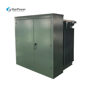Transformador Padmount de voltaje medio 34500GrdY/19920 KV Eficiencia DOE Rendimiento de grado de utilidad estándar 380V 480V Salidas Tres - Product Image 1