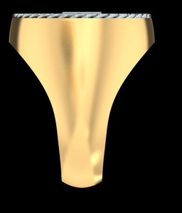 Luxury Men's Championship <b>Ring</b> Best Design Gold G Full CZ Stone Diamond Classic Engagement for Parties and Gifts - Product Image 5