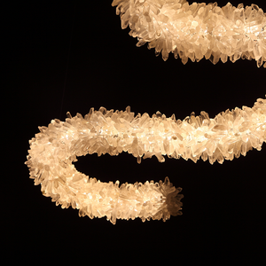 โคมไฟระย้าคริสตัลธรรมชาติ ห้องนอน ห้องนั่งเล่น ห้องรับประทานอาหาร วิลล่าหรู โรงแรม โคมไฟหินคริสตัล - Product Image 2